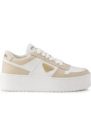 Prada Downtown Bold leather sneakers