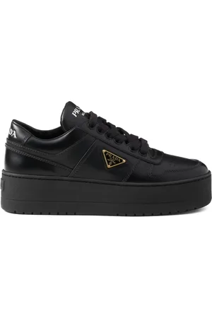 Prada Downtown Bold leather sneakers
