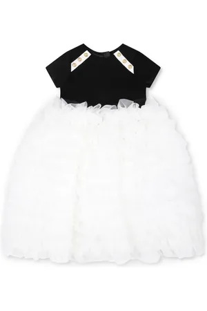 Balmain Ruffled tulle dress