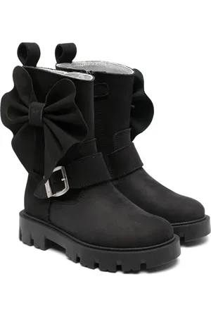 MONNALISA Bow-detailed ankle boots