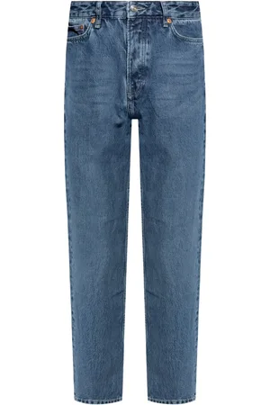 Samsøe Samsøe Logo-patch straight-leg jeans