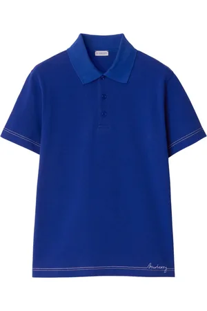 Burberry Logo-embroidered polo shirt