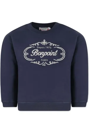 BONPOINT Logo-embroidered cotton sweatshirt