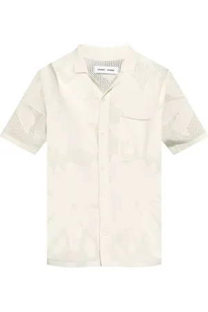 Samsøe Samsøe Open-knit short-sleeves shirt