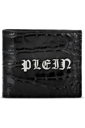 Philipp Plein Gothic Plein crocodile-embossed wallet