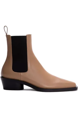Proenza Schouler Bronco 45mm leather ankle boots