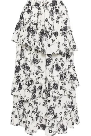 B+AB Floral Print Skirt