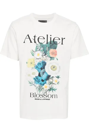 Musium Div. Floral print cotton t-shirt