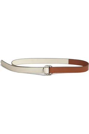 Marni Two-tone D-ring buckle leather belt