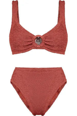 Hunza G Nadine seersucker bikini set