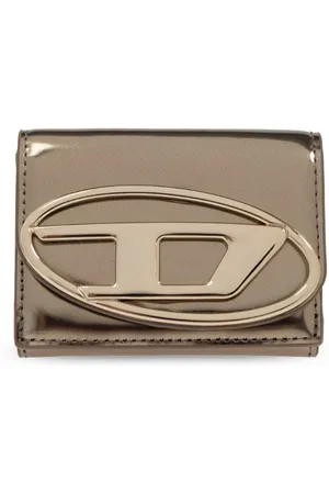 Diesel 1dr patent-leather wallet