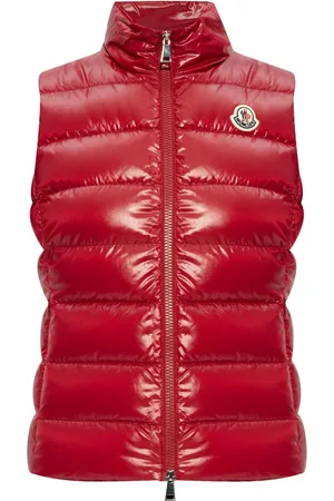 Moncler Stand-up collar logo patch gilet