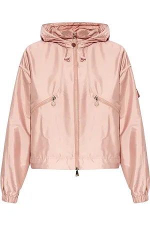 Moncler Stand-up collar hooded lightweight jacket