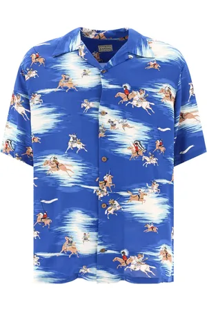KAPITAL Horse print buttoned shirt