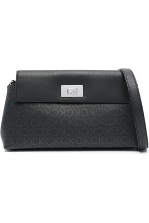 Calvin Klein Monogram-debossed shoulder bag