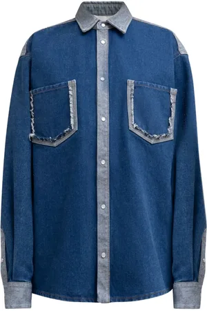 Marni Denim patch cotton shirt