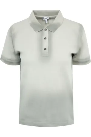 Loewe Faded-effect short-sleeve polo shirt
