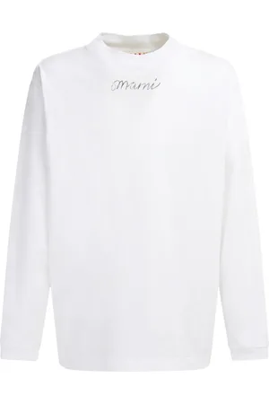 Marni Logo-print cotton T-shirt