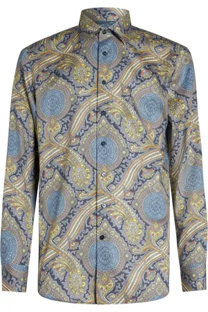 Etro Abstract-print cotton shirt