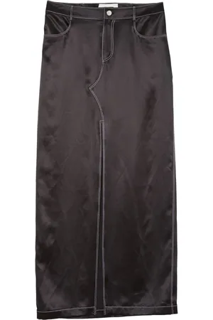 FLEUR DU MAL Silk maxi skirt