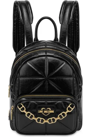 Moschino Quilted faux-leather bakcpack