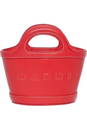 Marni Tropicallia logo-embroidered bucket bag