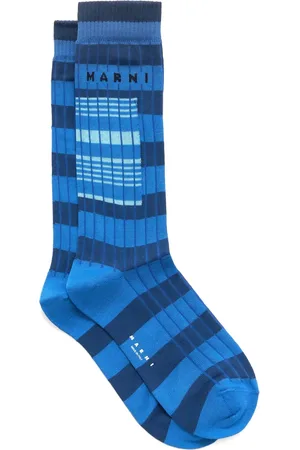 Marni Intarsia-knit logo socks