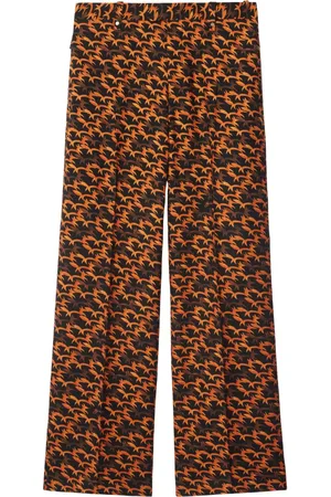 Burberry Fox-print tailored trousers