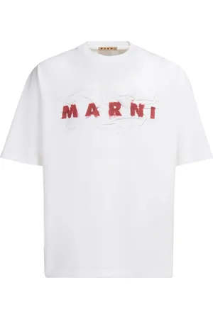Marni Logo-print cotton T-shirt