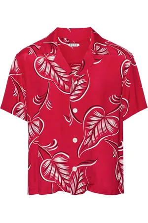 BODE Begonia camp-collar shirt