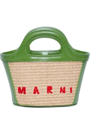 Marni Tropicallia logo-embroidered bucket bag