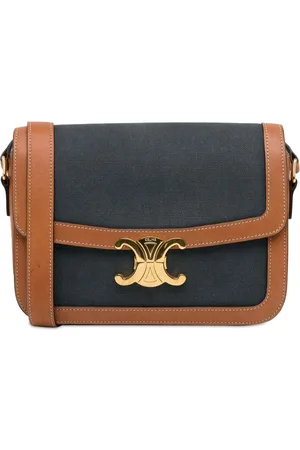Céline 2020 Canvas Teen Triomphe crossbody bag