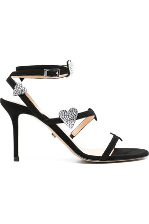 Mach & Mach 85mm heart-motif pumps