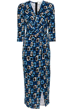 Diane von Furstenberg Malisa geometric-pattern dress