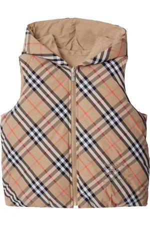 Burberry Reversible check-pattern padded gilet