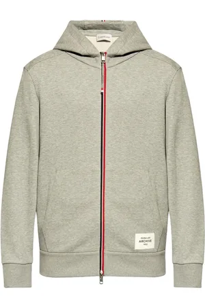 Moncler Logo-appliqué zipped hoodie