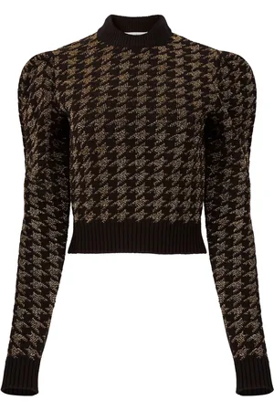 Nina Ricci Houndstooth jacquard sweater