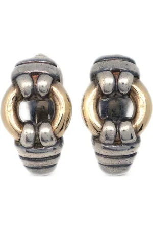 Hermès 1990-2000s brushed clip-on earrings
