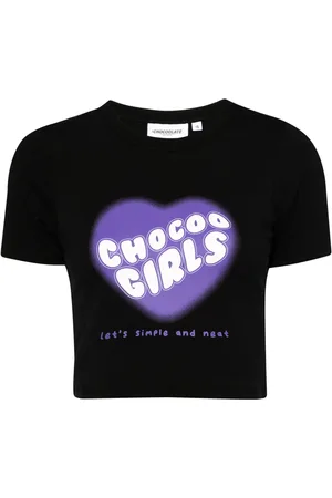 Chocoolate Graphic-print cotton-blend T-shirt