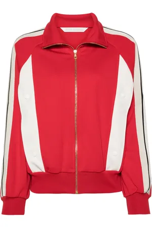 Palm Angels Stripe-detail track jacket