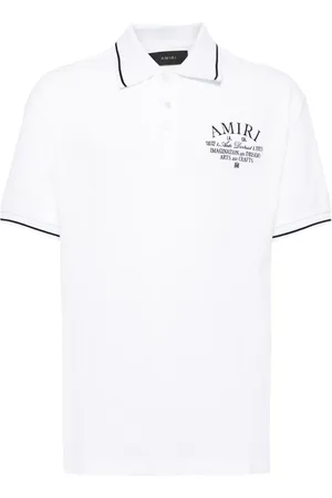 AMIRI Logo-embroidered cotton polo shirt