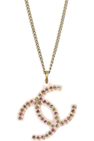 CHANEL 2004 CC-pendant chain necklace