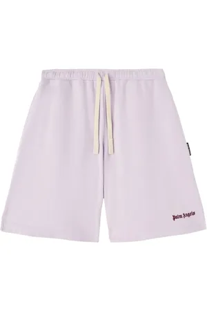 Palm Angels Logo-print cotton shorts