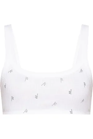 The Attico All-Over Print Logo Top