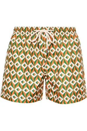 PENINSULA SWIMWEAR Ponente geometric-print swim shorts