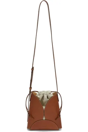 Jil Sander Curve leather crossbody bag