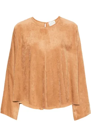 FORTE FORTE Corduroy round-neck blouse