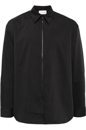 Post Archive Faction PAF Zip fastening crepe shirt