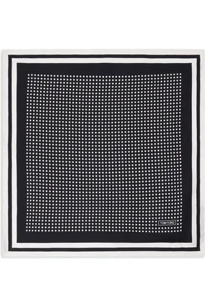 Tom Ford Polka-dot silk pocket square