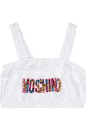 Moschino Logo-appliqu?? cotton tank top